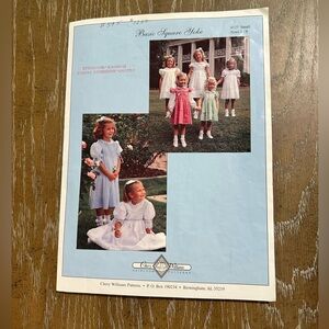 Vintage UNCUT Heirloom Dress Pattern by Chery Williams